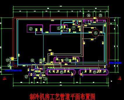 食品冷库制冷系统设计图免费下载 - 暖通图纸 - 土木工程网